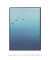 Quadro Decorativo Oceano Azul com Gaivotas - loja online