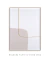 Quadro Decorativo Traços Rose - loja online