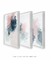Conjunto com 3 Quadros Decorativos - Abstrato Tons Pastéis I + Abstrato Tons Pastéis II + Abstrato Tons Pastéis III - Rachel Moya | Art Studio - Quadros Decorativos