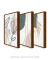 Conjunto com 3 Quadros Decorativos - Folhagem Boho + Nuances Spring 03 + Botanical Mint Spring na internet
