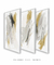 Conjunto com 3 Quadros Decorativos - Soft Minimal Strokes 01 + Soft Minimal Strokes 02 + Soft Minimal Strokes 03 - loja online