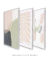 Imagem do Conjunto com 3 Quadros Decorativos - Blooming Shapes N.01 + Inspirado Matisse Botânico Cut Outs Rose I + Blooming