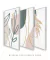 Conjunto com 3 Quadros Decorativos - Folhagem Boho + Nuances Spring 03 + Botanical Mint Spring - comprar online