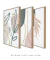 Conjunto com 3 Quadros Decorativos - Folhagem Boho + Nuances Spring 03 + Botanical Mint Spring na internet
