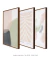 Conjunto com 3 Quadros Decorativos - Blooming Shapes N.01 + Inspirado Matisse Botânico Cut Outs Rose I + Blooming - loja online