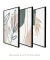 Conjunto com 3 Quadros Decorativos - Folhagem Boho + Nuances Spring 03 + Botanical Mint Spring