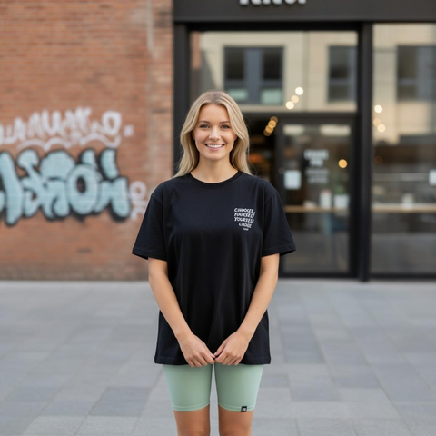 Remera Mujer TIBP Oversize Cambios (093215112)