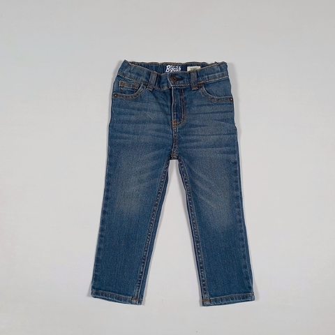 TALLE 24 MESES - JEAN CHUPIN ELASTIZADO AZUL CELESTE - OSHKOSH