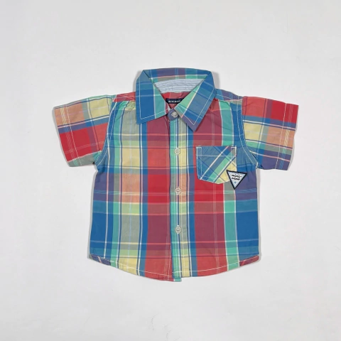 TALLE M (6 MESES) - CAMISA M/CORTA CUADROS - MIMO - comprar online