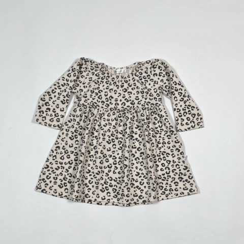 TALLE M (6/9 MESES) - VESTIDO M/LARGA ALGODON ANIMAL PRINT - CHEEKY
