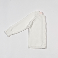 TALLE 24 MESES - CAMPERA TEJIDA HILO BLANCA - YAMP - comprar online