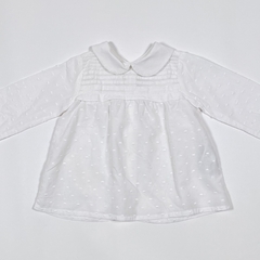 TALLE 12/18 MESES - CAMISOLA M/LARGA BLANCA BORDADA - ZARA - comprar online