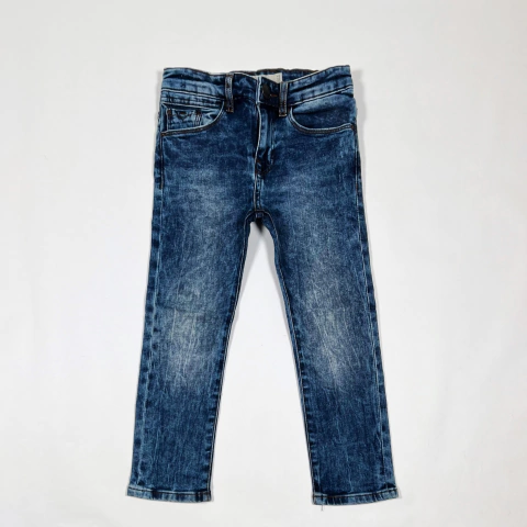 TALLE 5/6 AÑOS - JEAN CHUPIN ELASTIZADO AZUL LAVADO - DENIM CO
