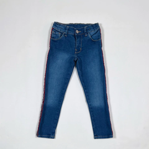 TALLE 4 AÑOS - JEAN CHUPIN ELASTIZADO AZUL GUARDA - ARCHIE