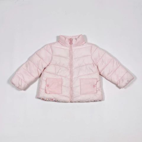 TALLE 18/24 MESES - CAMPERA ABRIGO ROSA - ZARA