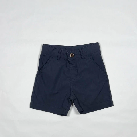 TALLE 2 AÑOS - BERMUDA GABARDINA AZUL - MIMO