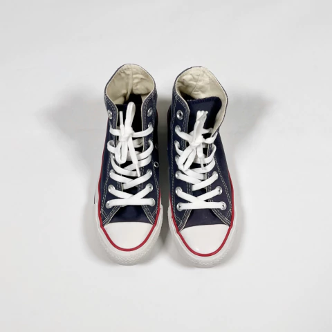 TALLE EUR 35 (SUELA 24 CM) - ZAPATILLA BOTITA LONA AZUL - CONVERSE