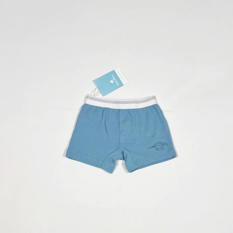 TALLE 3 AÑOS - BOXER CELESTE DINO (C/ETIQUETA) - BABY COTTONS