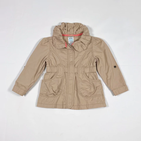TALLE 3 AÑOS - SACO GABARDINA BEIGE - OLD NAVY