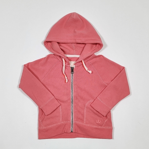 TALLE 12 MESES - CAMPERA ALGODON LIVIANO CORAL - PAULA CAHEN DANVERS