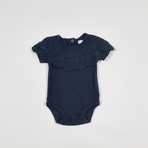 TALLE M ( 6 MESES ) - CAMISOLA M/LARGA BLANCA FLORES ROSAS - MIMO