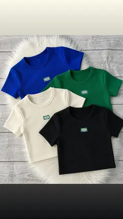 Cód 181 Croppd Cantão BRASIL - comprar online