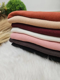 Imagem do Cód 015 Cropped gola alta manga longa