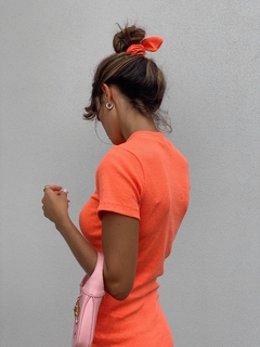 Cód 003 Vestido golinha manga curta - loja online