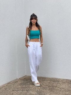 Cód 048 Cropped Alça e tiras nas costas - comprar online