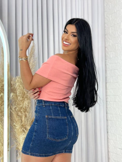 Cód 152 Blusa Ombro Cavada - Allezo Atacado 