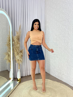 Cód 049 Cropped cavado torcido - loja online