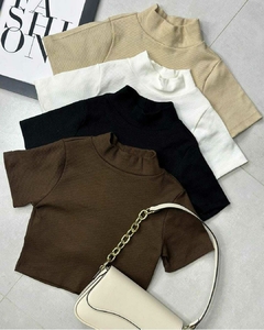 Cód 120 Cropped gola alta M/C