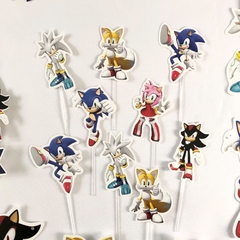 Kit decoración para cumpleaños Sonic en internet