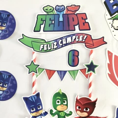 Kit decoración cumpleaños Pj Mask en internet