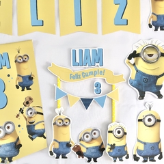 Kit decoración cumpleaños minions - comprar online