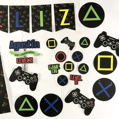 Kit decoración para cumpleaños Gamer - comprar online