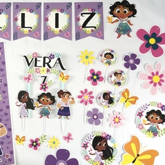 Kit decoración para cumpleaños Encanto flores - comprar online