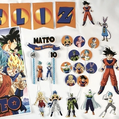 Kit decoración para cumpleaños Dragon ball - comprar online