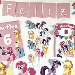 Kit decoración para cumpleaños My little Pony - comprar online