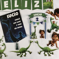 Kit decoración cumpleaños Dinosaurio Arlo - comprar online