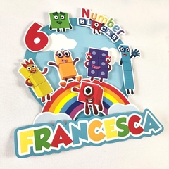 Kit cumpleaños deco mini Number blocks números - comprar online