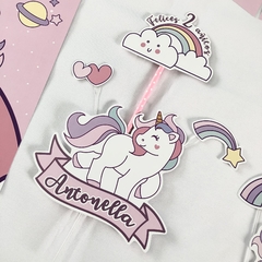 Kit decoración para cumpleaños Unicornio pastel - comprar online