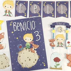 Kit decoración para cumpleaños Pequeño principe