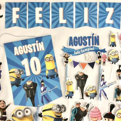 Kit decoración cumpleaños mi villano favorito - comprar online