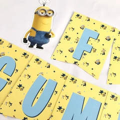 Guirnalda Banderín Feliz Cumpleaños Minions