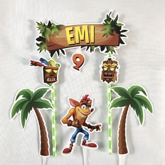 Kit decoración para cumpleaños Crash Bandicoot - comprar online