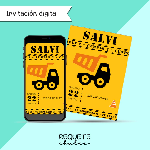 Invitación digital personalizada para redes sociales Constructor - comprar online