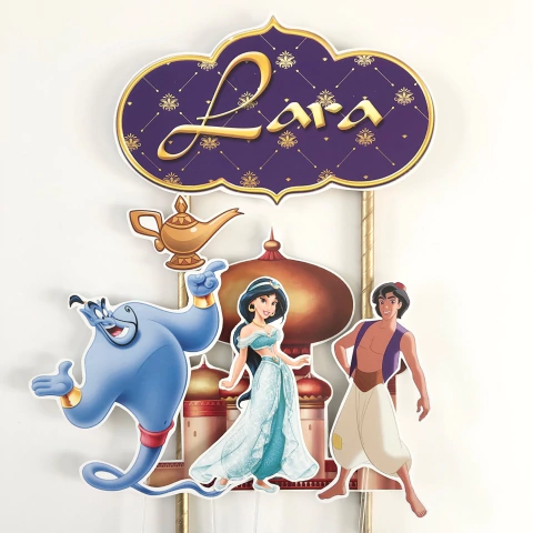 Cake topper Pincho Aladín Princesa Jazmín 2