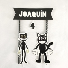 Cake topper Pincho Adorno torta personalizado cartoon cat