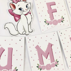 Kit decoración cumpleaños gatita Mary en internet